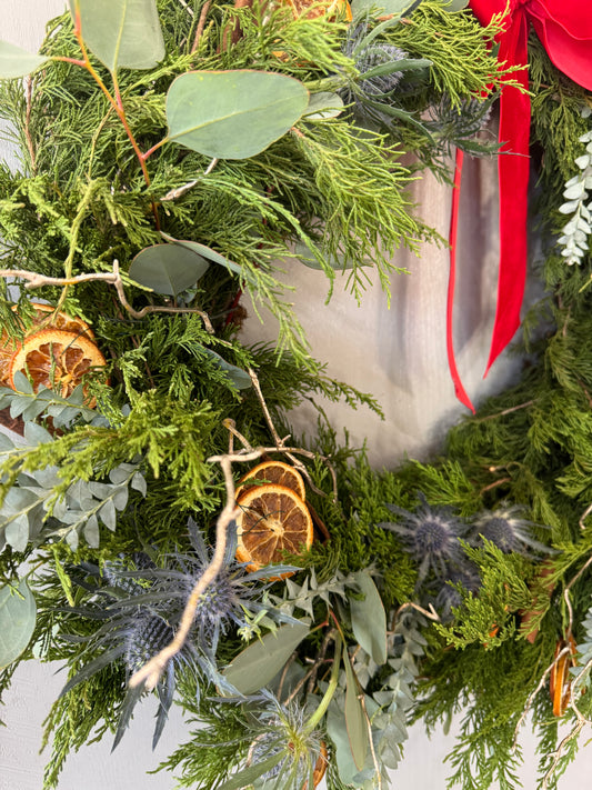 Gilded Holiday Wreath